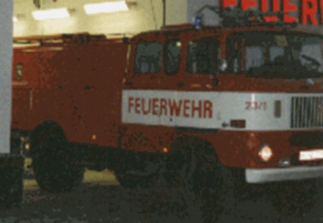 TLF 16 Wald auf IFA W50 in der Fahrzeughalle